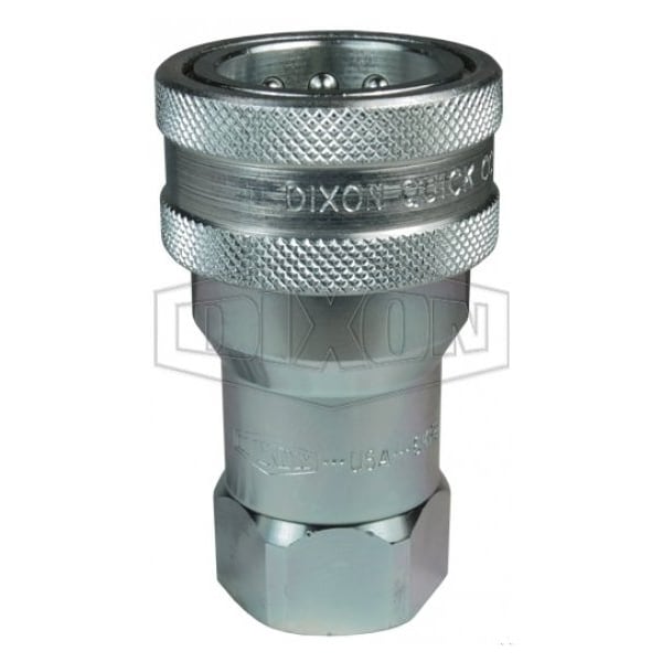 Dixon DQC K Interchange Female Coupler, 1-11 Nominal, Female BSPP, Steel 8KBF8 - main